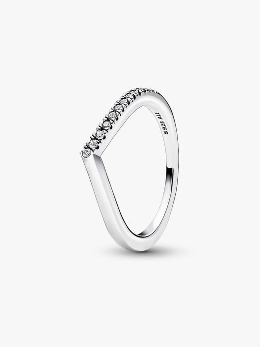 Pandora Timeless Wish Half Sparkling Ring Sterling Silver