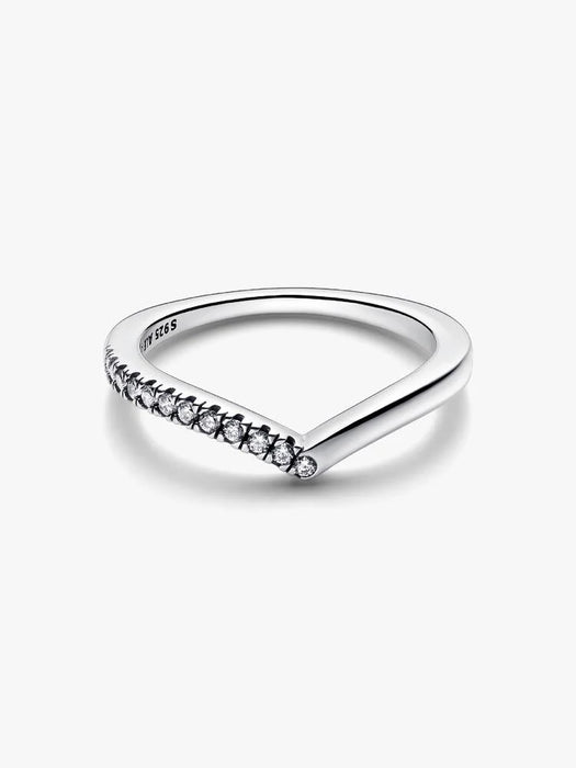 Pandora Timeless Wish Half Sparkling Ring Sterling Silver