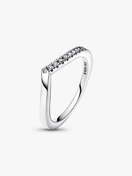 Pandora Timeless Wish Half Sparkling Ring Sterling Silver