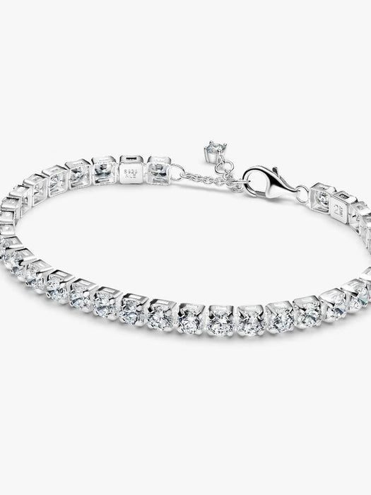 Pandora  Sparkling Bold Tennis Bracelet Sterling Silver