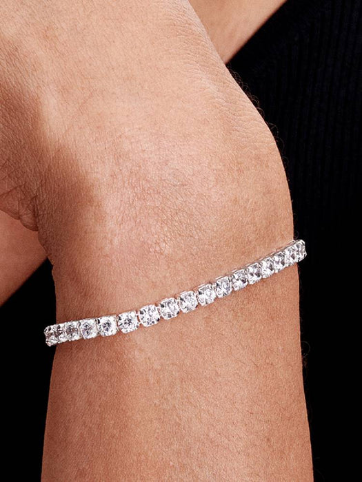 Pandora  Sparkling Bold Tennis Bracelet Sterling Silver