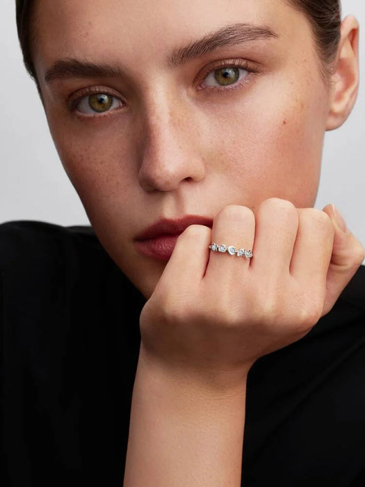 Pandora Talisman Sterling Silver Lab-Grown Diamond Symbols Ring Sterling Silver