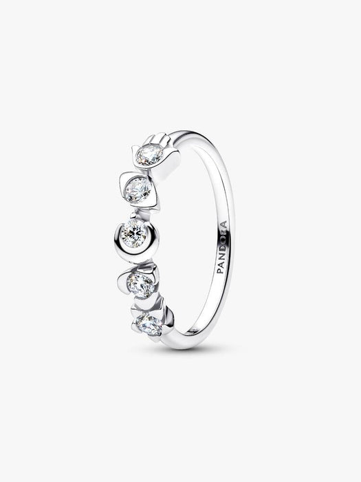 Pandora Talisman Sterling Silver Lab-Grown Diamond Symbols Ring Sterling Silver
