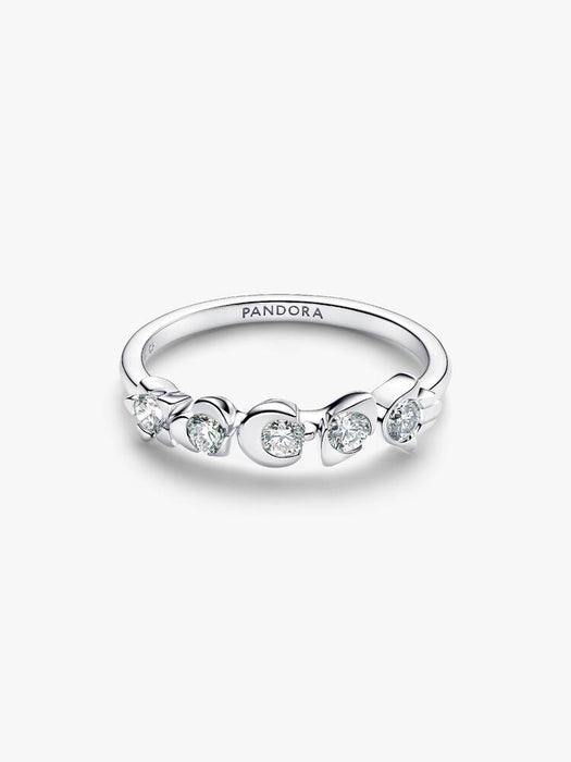 Pandora Talisman Sterling Silver Lab-Grown Diamond Symbols Ring Sterling Silver