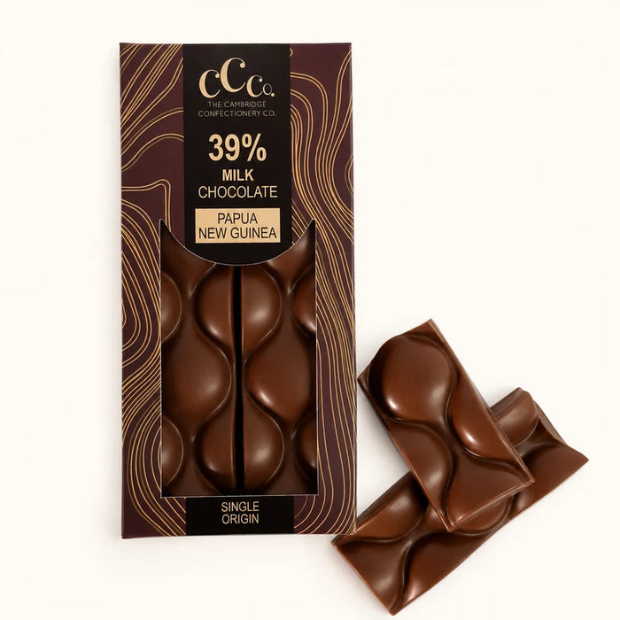 Cambridge Confectionery Company 39% Milk Chocolate Bar 100g - Papua New Guinea