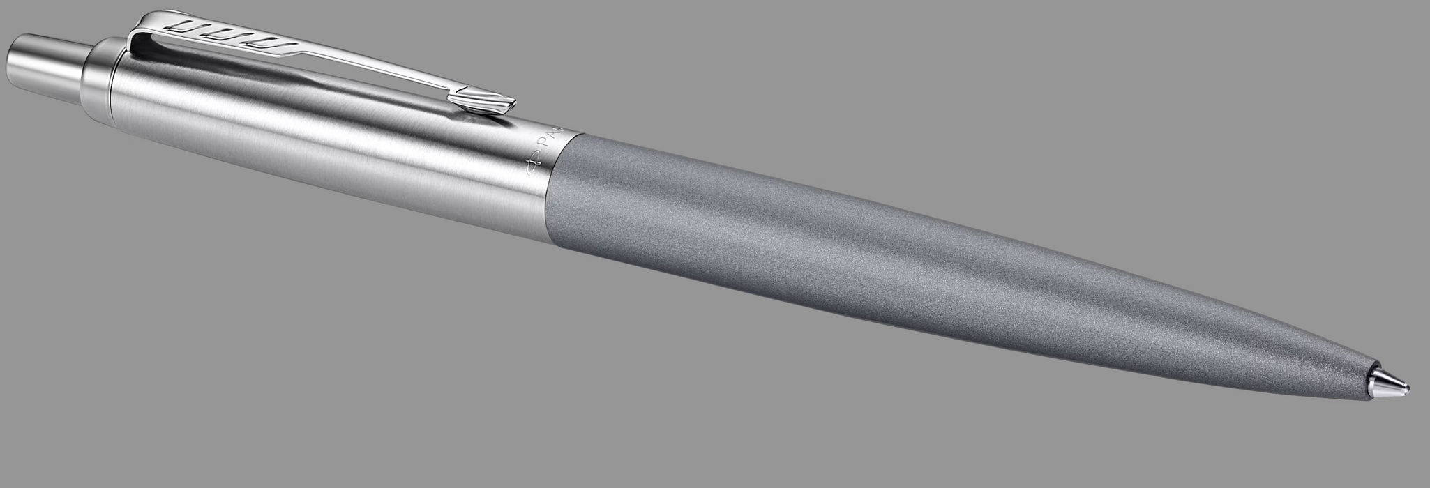 Parker Pens Blue Ink & Matte Grey Chrome Finish Jotter XL Ballpoint Pen