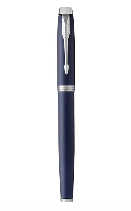 Parker Pens Matte Blue & Chrome Trim Parker IM Rollerball Pen