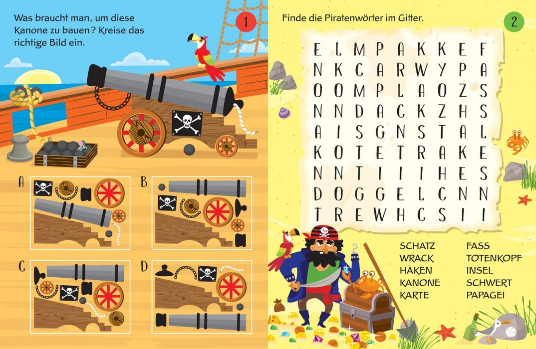 Usborne Minis Pirate Puzzles Activity Book