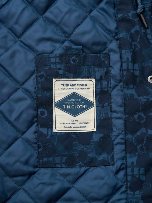 Seasalt Women's Plant Hunter 2 Waterproof Parka Coat In Patchwork Bloom Squall