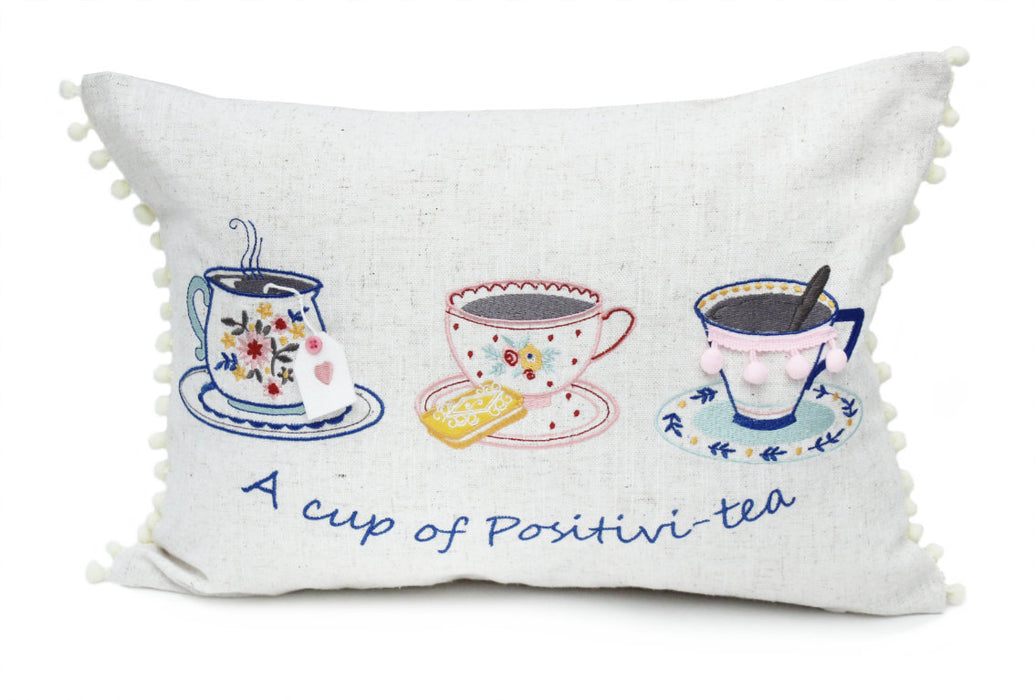 Peggy Wilkins Positivi-tea Complete Cushion