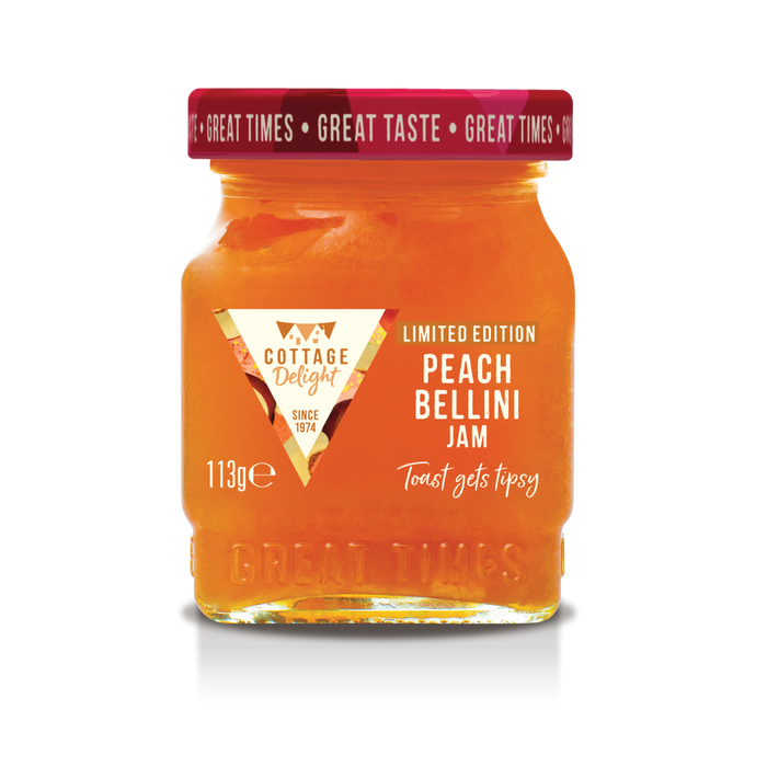 Cottage Delight Peach Bellini Jam 113g