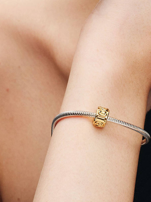 Pandora Knotted Hearts Clip Charm 14k Gold Plating