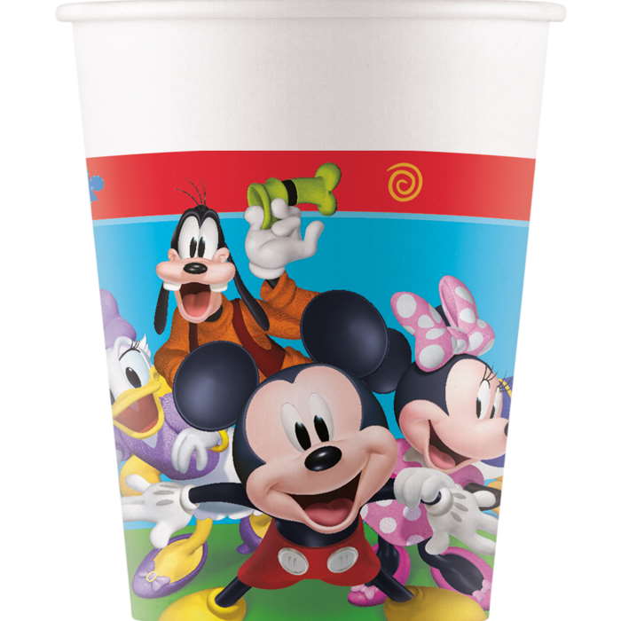 Qualatex Mickey Rock The House Paper Cups 8pk