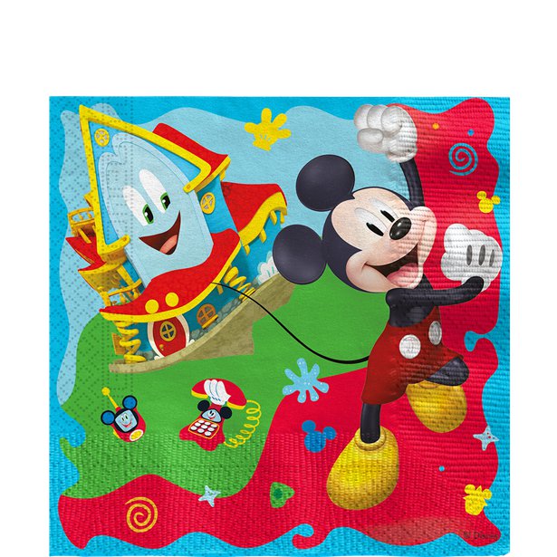 Qualatex Mickey Rock The House Paper Napkins