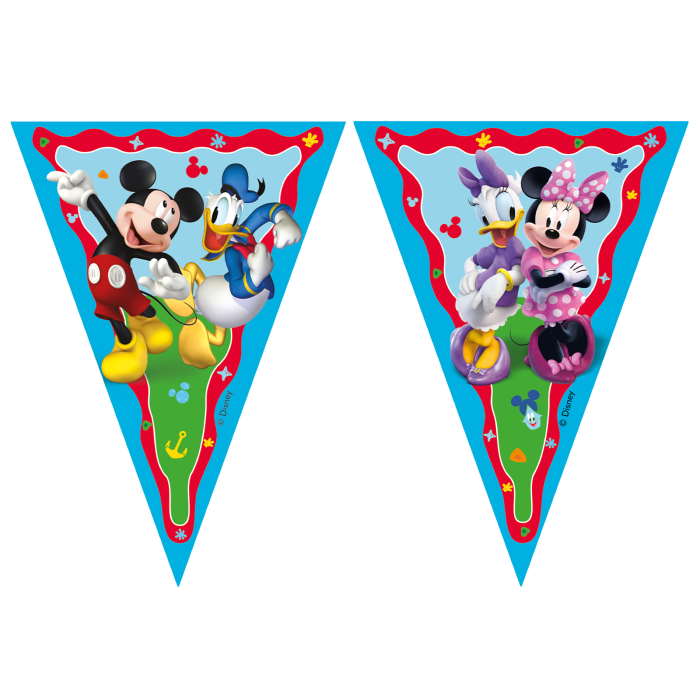 Qualatex Mickey Rock The House Triangle Flag Banner