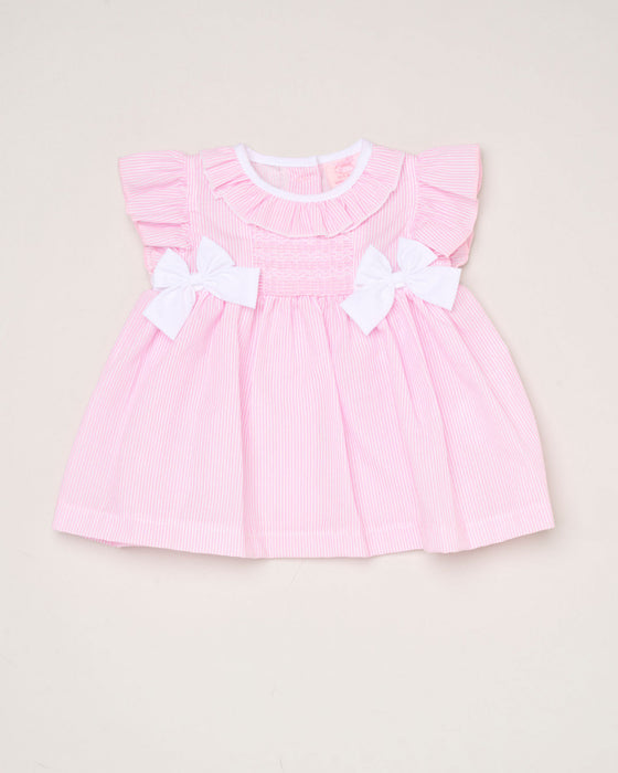 Elizabeth Anne Striped Bow Dress Set