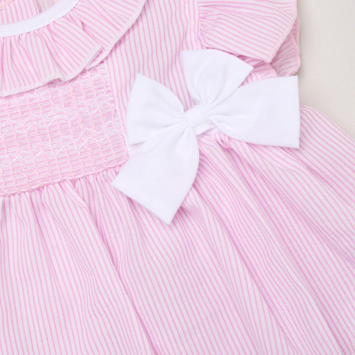 Elizabeth Anne Striped Bow Dress Set
