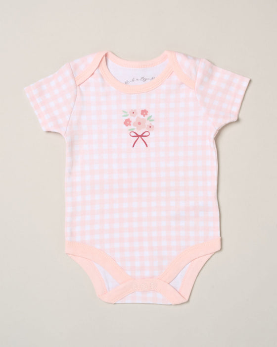 Elizabeth Anne "Pretty Flowers" 5 Piece Layette Set