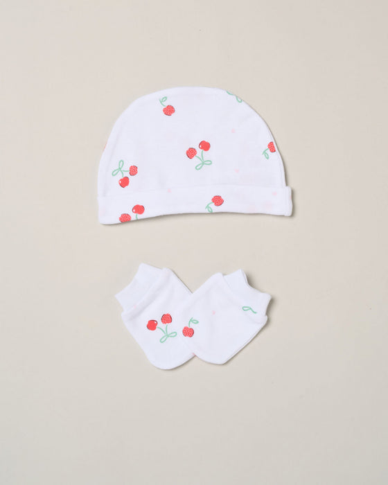 Elizabeth Anne Cherries 5 Piece Layette Set