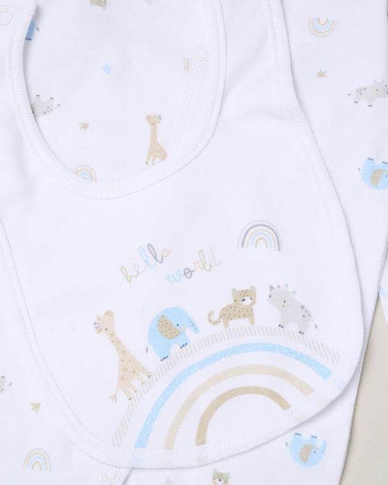 Elizabeth Anne "Hello World" 5 Piece Layette Set