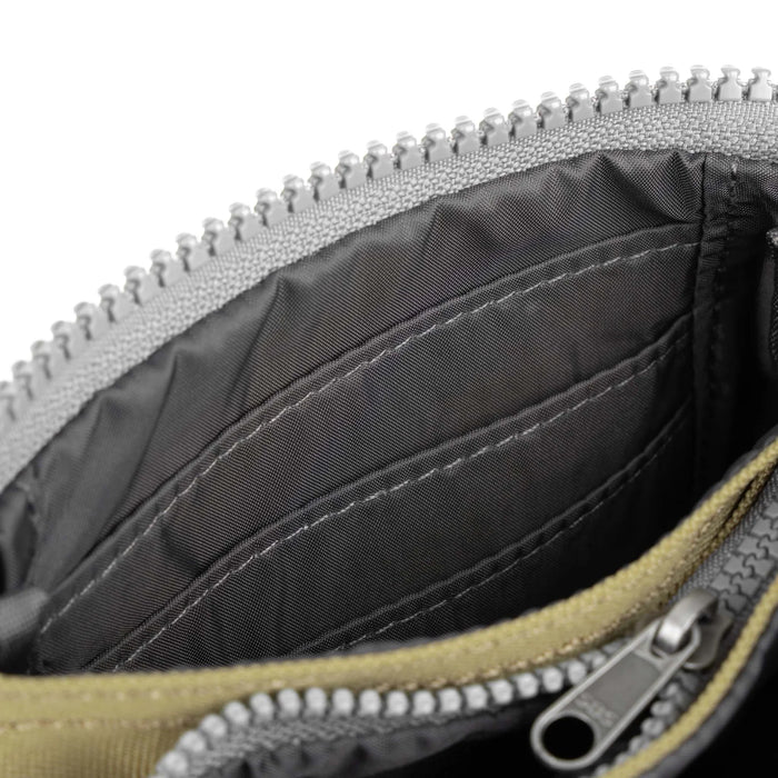 ROKA Carnaby Khaki Taslon Small Wallet