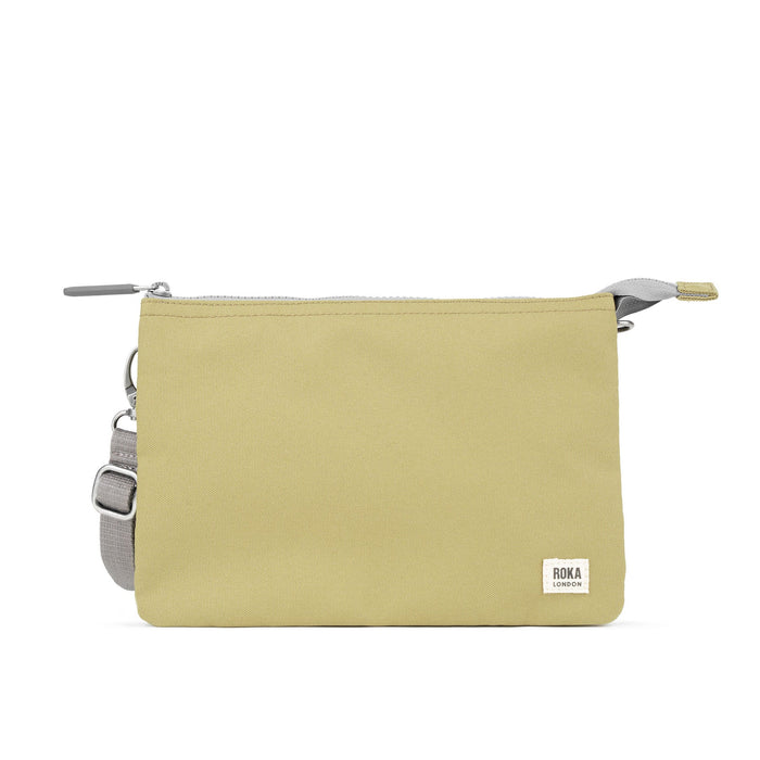 ROKA Carnaby Crossbody XL Khaki Canvas Bag