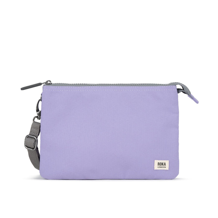 ROKA Carnaby Crossbody XL Lavender Canvas Bag