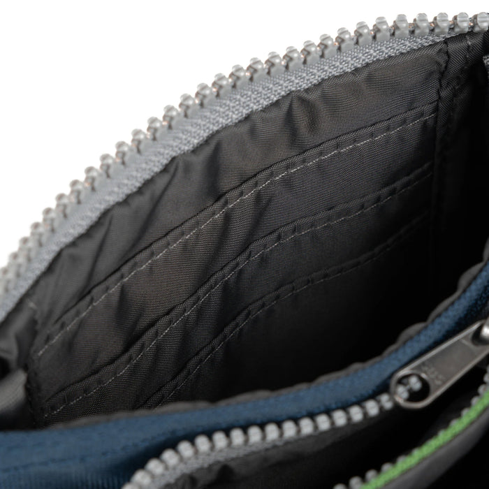 ROKA Carnaby Deep Blue/Foliage Recycled Canvas Wallet