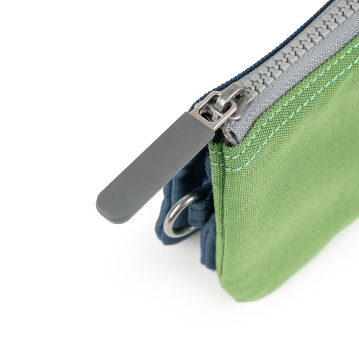 ROKA Carnaby Deep Blue/Foliage Recycled Canvas Wallet