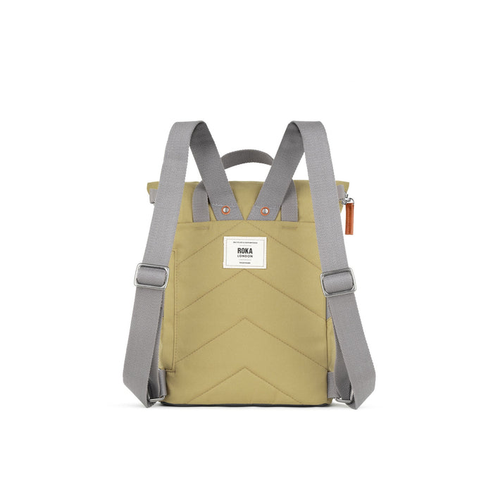 ROKA Bags Finchley A Khaki Recycled Canvas Small