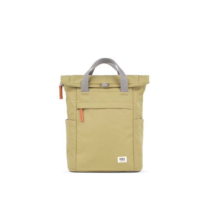 ROKA Bags Finchley A Khaki Recycled Canvas Small