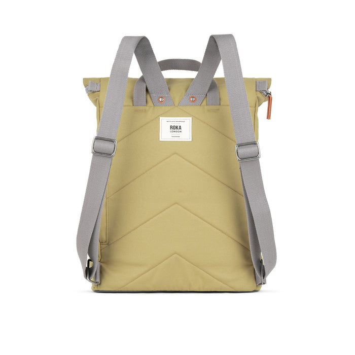 ROKA Bags Finchley A Khaki Recycled Canvas Small