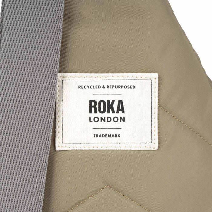 ROKA Willesden B Taupe Recycled Nylon Bag