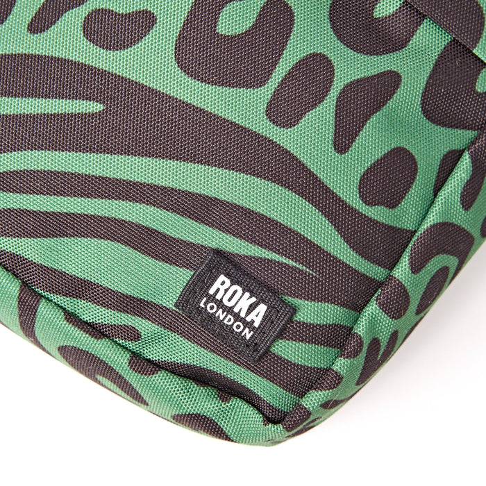 ROKA Bond Pocket Crossbody Bag in Mixed Animal Artichoke