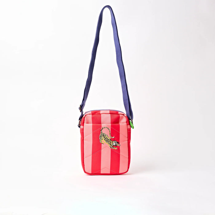ROKA Bond Pocket Crossbody Bag in Circus Print