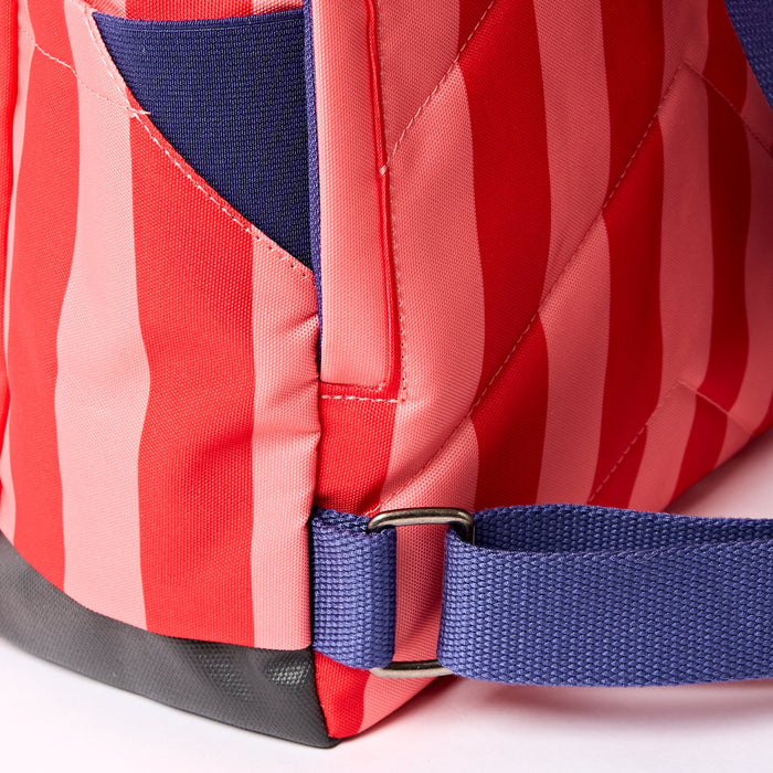 ROKA Bags Canfield Roll Top Backpack in Circus Print Nylon Small