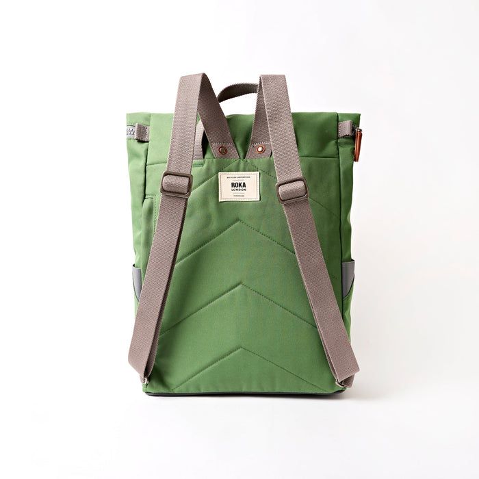 ROKA Finchley Backpack in Artichoke Canvas Small