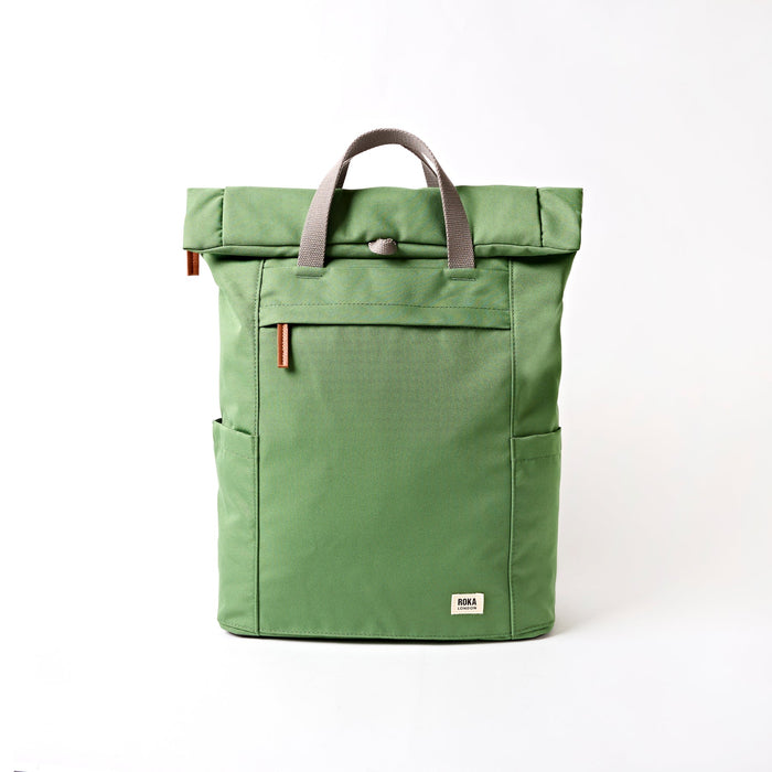 ROKA Finchley Backpack in Artichoke Canvas Small