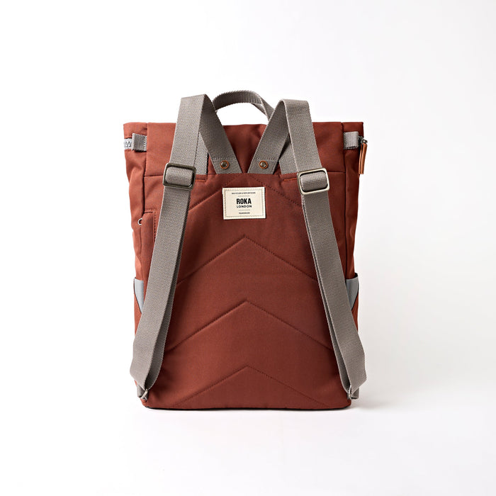 ROKA Finchley Backpack in Henna Canvas Medium