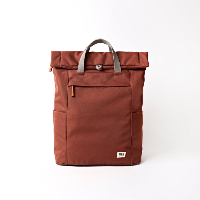 ROKA Finchley Backpack in Henna Canvas Medium