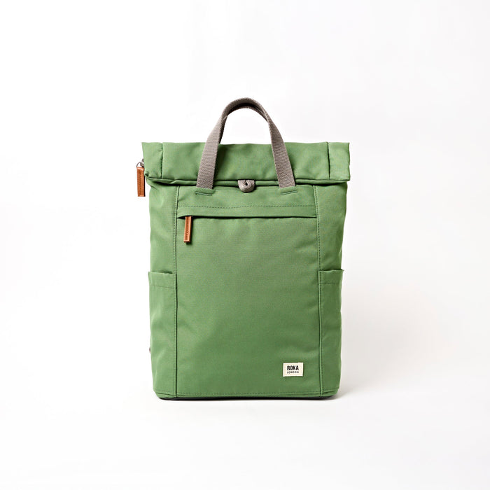 ROKA Finchley Backpack in Artichoke Canvas Small