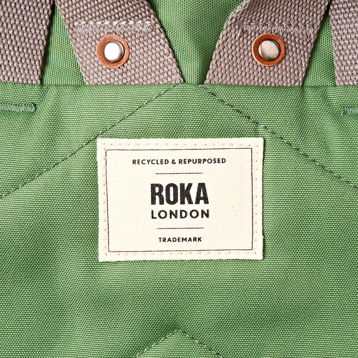 ROKA Finchley Backpack in Artichoke Canvas Small