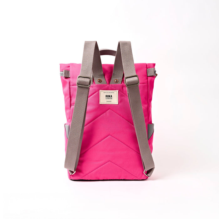 ROKA Finchley Backpack in Granita Red Canvas Small