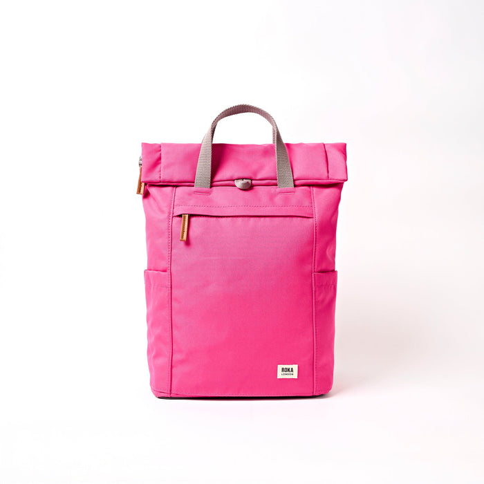 ROKA Finchley Backpack in Granita Red Canvas Small