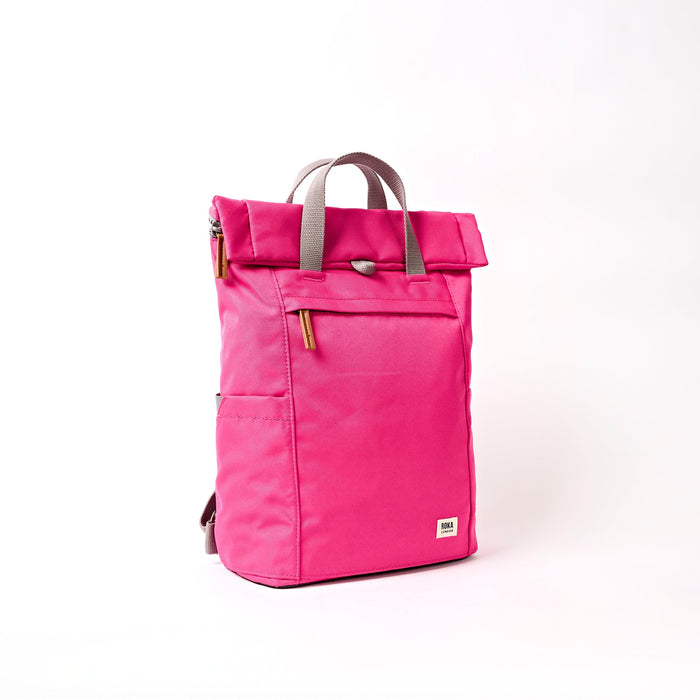 ROKA Finchley Backpack in Granita Red Canvas Small