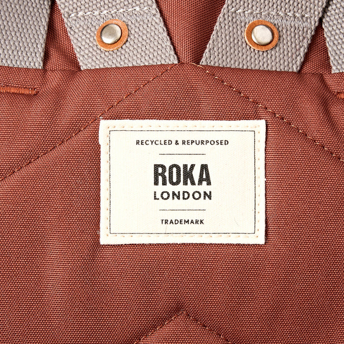 ROKA Finchley Backpack in Henna Canvas Medium