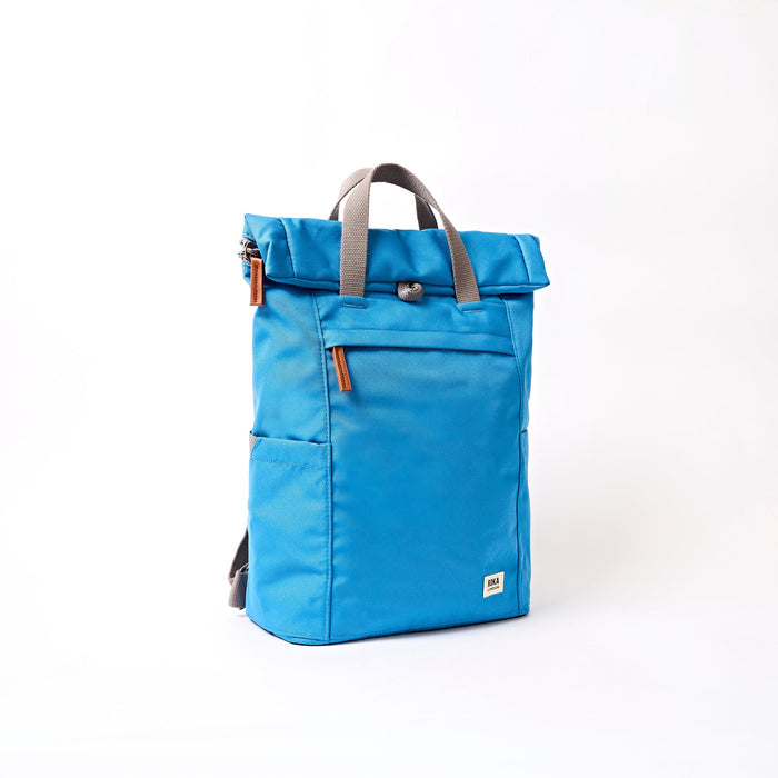 ROKA Finchley Backpack in Malibu Blue Canvas Medium
