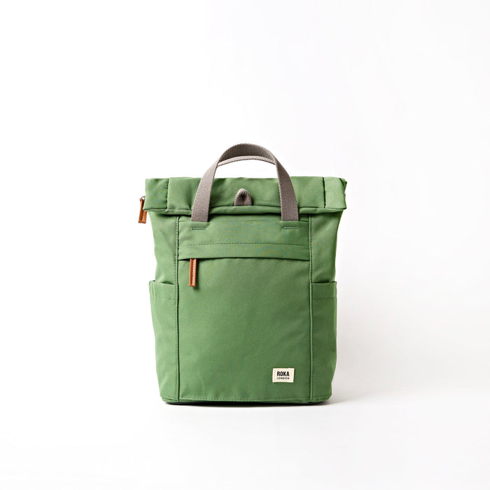 ROKA Finchley Backpack in Artichoke Canvas Small