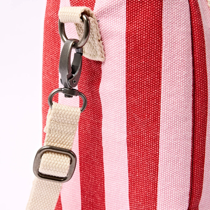 ROKA Hampstead Lunch Bag in Strawberry Stripe Cotton Canvas