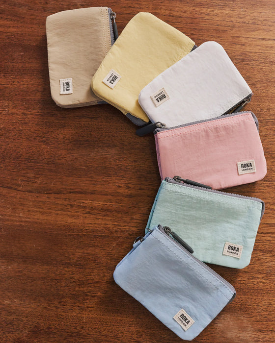 ROKA Carnaby Mint Taslon Small Purse